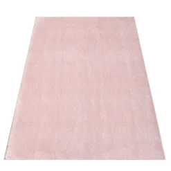 Catwalk Vaskbart Tæppeløber Ensfarvet - Rosa