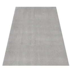 Catwalk Vaskbart Tæppeløber Ensfarvet - Sølv