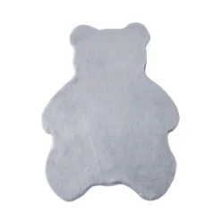 Caty Børnetæppe Bjørn - Sølv