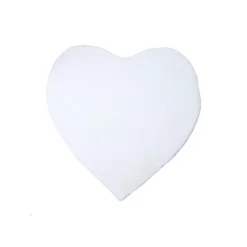 Caty Børnetæppe Hjerte - Hvid