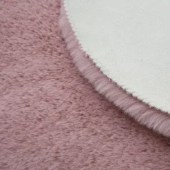 Caty Børnetæppe imiteret Fåreskind - Rosa