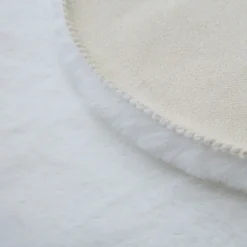 Caty Børnetæppe imiteret Fåreskind - Hvid