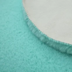 Caty Børnetæppe imiteret Fåreskind - Mynte