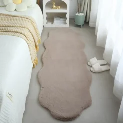 Caty Børnetæppe imiteret Fåreskind - Beige