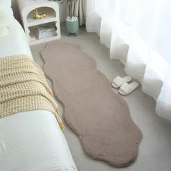 Caty Børnetæppe imiteret Fåreskind - Beige