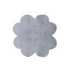 Caty Børnetæppe Kløver - Sølv