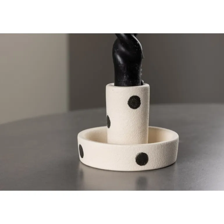 Ceco Lysestage - Sort og Hvid