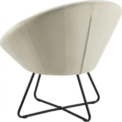 Center lounge stol brun stof