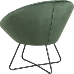 Center lounge stol grøn stof