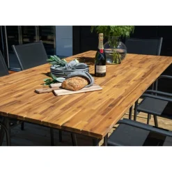 Chan Loungesæt - Havemøbelsæt - Sort,Natur