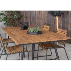 Chan t Loungesæt - Havemøbelsæt - Sort,Natur