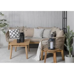 Chania Have Hjørnesofa i Akacietræ