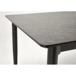 CHARLES bord Grå marmor / Sort