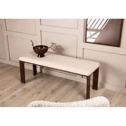 Chester Bænk - Valnød og Hvid