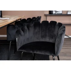 Cirebon e Spisestue Sæt - Sort og Natur