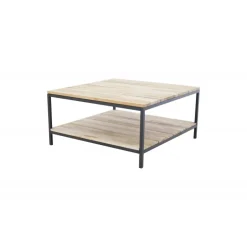 Cirebon Sofabord 80 x 80 cm - Teak & Stå