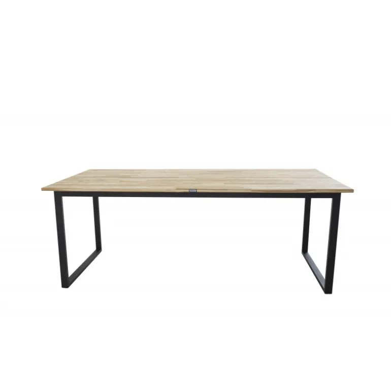 Cirebon Spisebord - Sort og Natur