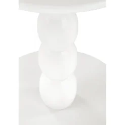 CIRILLA Hjørnebord Ø47cm - Hvid