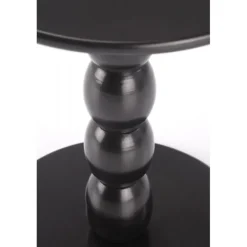 CIRILLA Hjørnebord Ø47cm - Sort