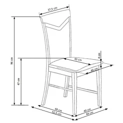 CITRONE Spisebordsstol - Hvid / Inari 23