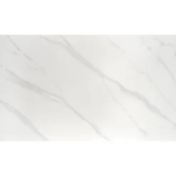 CLEMENTE Bord, - Top - Hvid Marmor, Ben - Guld