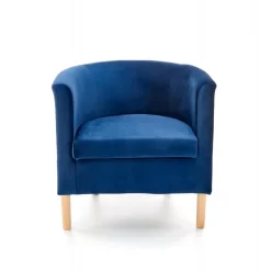 CLUBBY 2 fritidslænestol mørkeblå/Naturlig