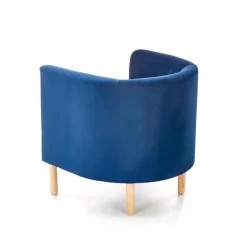 CLUBBY 2 fritidslænestol mørkeblå/Naturlig