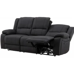 Comfort 3 personers el-recliner sofa med indbygget fodskammel og kopholder