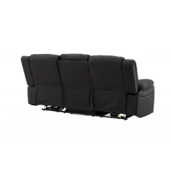 Comfort 3 personers el-recliner sofa med indbygget fodskammel og kopholder