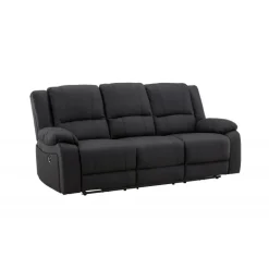 Comfort 3 personers el-recliner sofa med indbygget fodskammel og kopholder