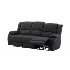 Comfort 3 personers el-recliner sofa med indbygget fodskammel og kopholder