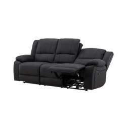 Comfort 3 personers el-recliner sofa med indbygget fodskammel og kopholder