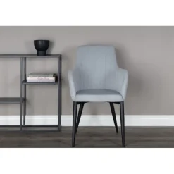 Comfort Spisebordsstol - Sort og Lysegrå