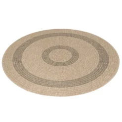 Comilla Rund Udendørs tæppe Vintage - Sort