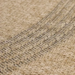 Comilla Rund Udendørs tæppe Vintage - Sort