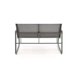 CONOR havemøbelsæt (sofa + 2 stole + sofabord), MørkeGrå/lyseGrå