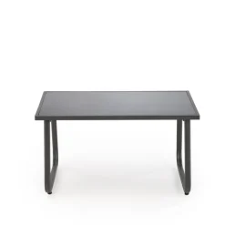 CONOR havemøbelsæt (sofa + 2 stole + sofabord), MørkeGrå/lyseGrå