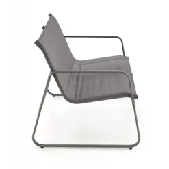 CONOR havesæt sofa + 2 stole + sofabord - mørkegrå og lysegrå