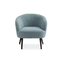 Conrad loungestol EGG BLUE Vista stof med sorte træben