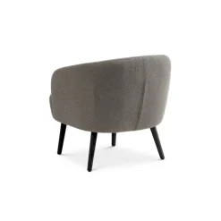 Conrad loungestol MUSHROOM Vista stof med sorte træben