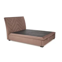 CONTINENTAL 1 160x200 seng med opbevaring Beige Velour - Monolith 09