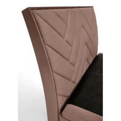 CONTINENTAL 1 160x200 seng med opbevaring Beige Velour - Monolith 09