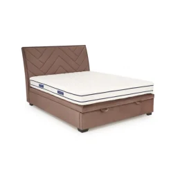 CONTINENTAL 1 160x200 seng med opbevaring Beige Velour - Monolith 09