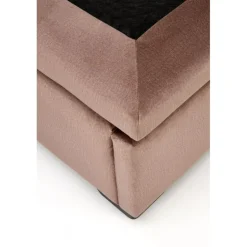 CONTINENTAL 2 160x200cm seng med opbevaring - Beige velour Monolith 09