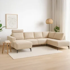 Copenhagen Hjørnesofa med chaiselong Venstrevendt - Fløjl