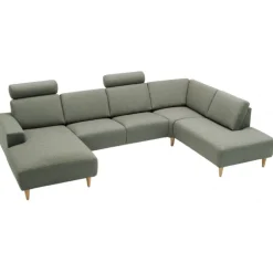 Copenhagen Hjørnesofa med chaiselong Venstrevendt - Grøn Stof