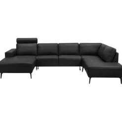 Copenhagen LæderHjørnesofa med chaiselong - Venstrevendt