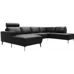 Copenhagen LæderHjørnesofa med chaiselong - Venstrevendt