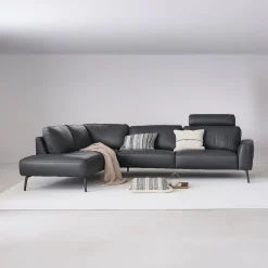 Copenhagen LæderHjørnesofa - Venstrevendt