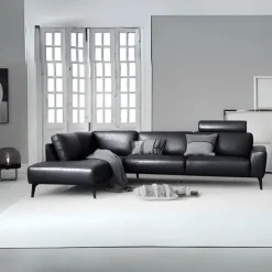 Copenhagen LæderHjørnesofa - Venstrevendt